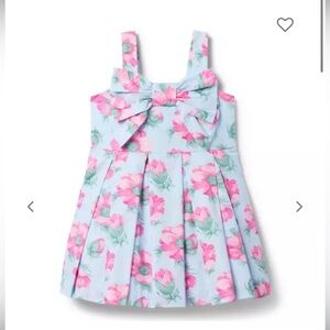 Janie and Jack Toddler Floral dress with Bow Headband